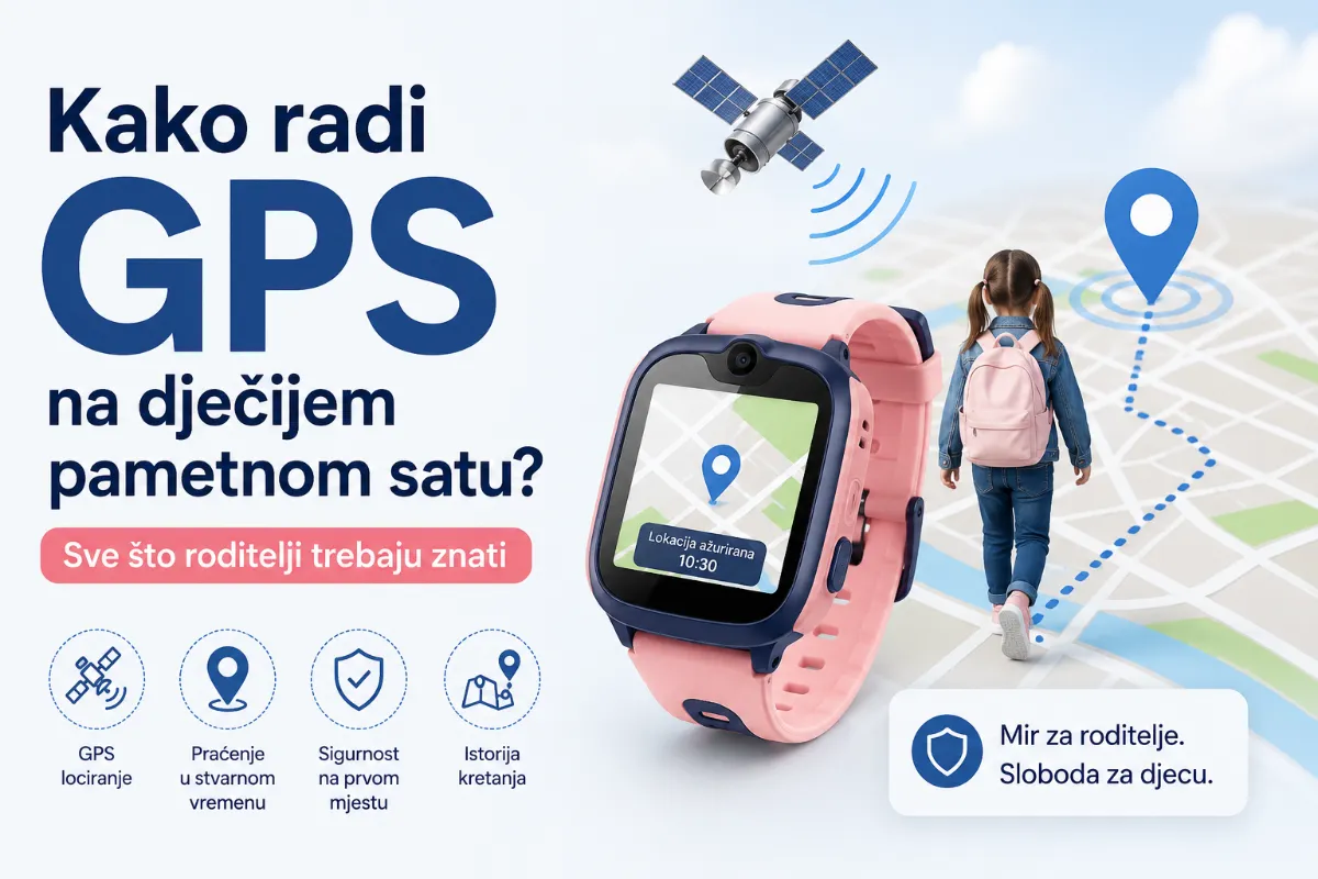 Kako radi GPS na dječijem pametnom satu? Sve što roditelji trebaju znati