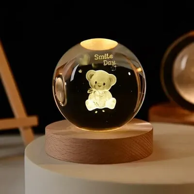 Kristal medo lampa