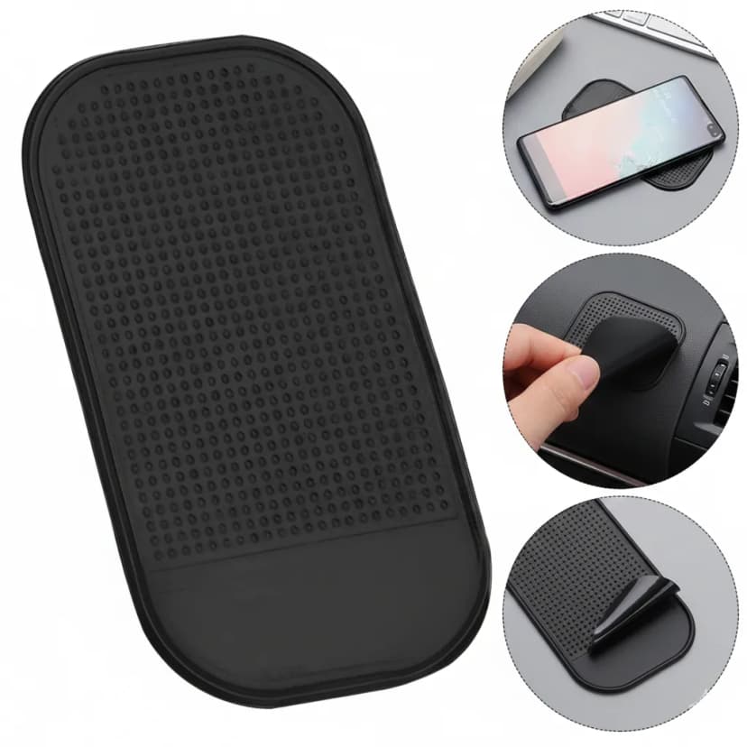 Silikonska protivklizna podloga za auto – Sigurnost za vaš telefon i sitnice