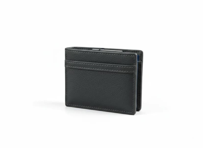 Elegantni crni muški novčanik