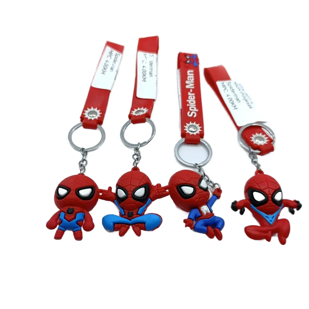 Gumeni Spiderman Privjesci s Trakicom – Za Ključeve, Ruksake i Torbe