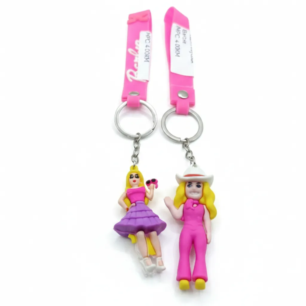 Gumeni Barbie Privjesci s Trakicom – Za Ključeve, Ruksake i Torbe